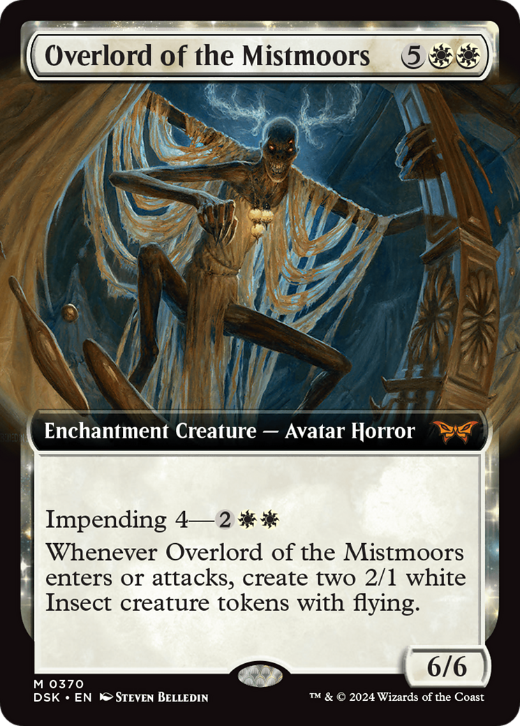 Overlord of the Mistmoors (DSK-370) [Duskmourn: House of Horror] (Extended Art) MTG Single Wizards of the Coast