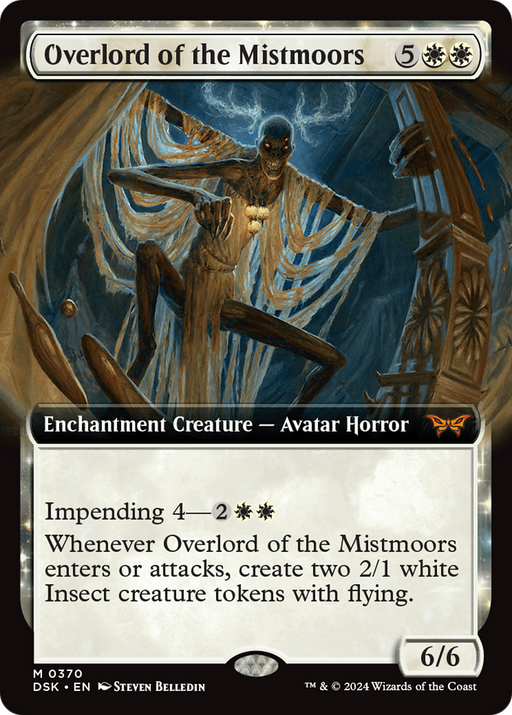 Overlord of the Mistmoors (DSK-370) [Duskmourn: House of Horror] (Extended Art) MTG Single Wizards of the Coast