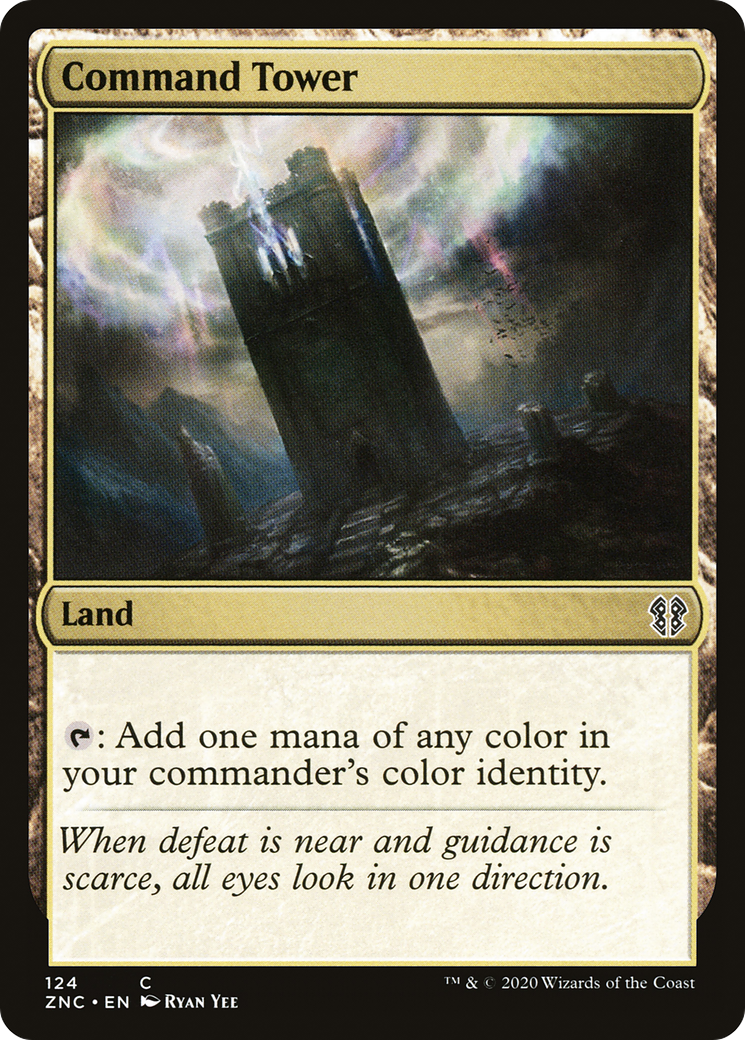 Command Tower (ZNC-124) [Zendikar Rising Commander] MTG Single Wizards of the Coast