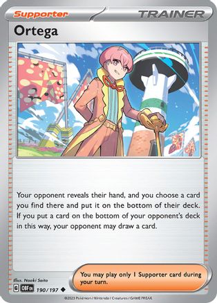 Ortega (190) Reverse Holofoil [SV03 Obsidian Flames] Pokemon Single Pokémon