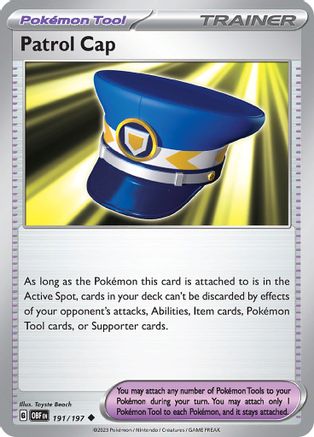Patrol Cap (191) Reverse Holofoil [SV: Obsidian Flames] Pokemon Single Pokémon