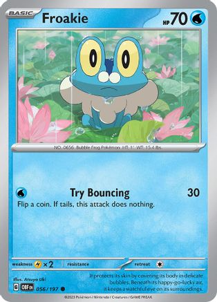 Froakie (56) [SV: Obsidian Flames] Pokemon Single Pokémon