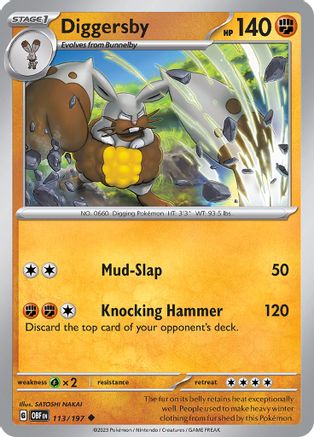 Diggersby (113) [SV: Obsidian Flames] Pokemon Single Pokémon