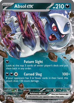 Absol ex - 135/197 Holofoil [SV: Obsidian Flames] Pokemon Single Pokémon