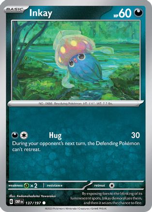 Inkay (137) [SV: Obsidian Flames] Pokemon Single Pokémon