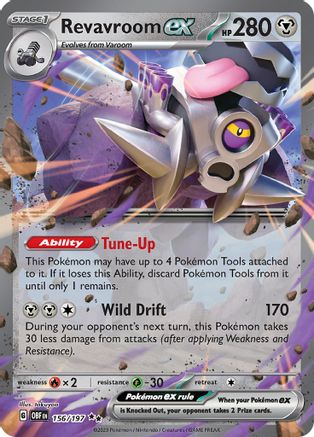 Revavroom ex (156) Holofoil [SV: Obsidian Flames] Pokemon Single Pokémon