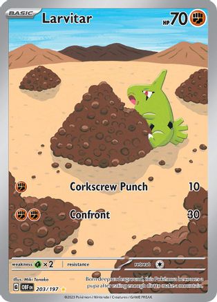 Larvitar - 203/197 Holofoil [SV: Obsidian Flames] Pokemon Single Pokémon