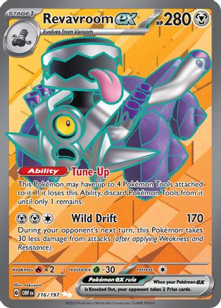 Revavroom ex - 216/197 Holofoil [SV: Obsidian Flames] Pokemon Single Pokémon