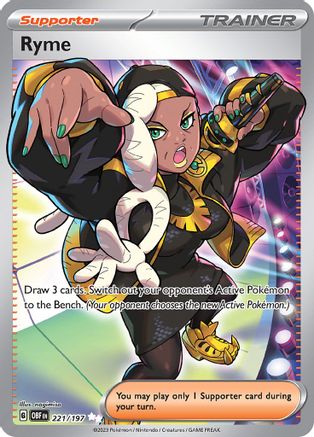 Ryme - 221/197 Holofoil [SV: Obsidian Flames] Pokemon Single Pokémon