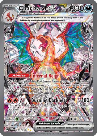 Charizard ex - 223/197 Holofoil [SV: Obsidian Flames] Pokemon Single Pokémon
