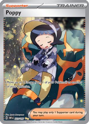 Poppy - 227/197 Holofoil [SV: Obsidian Flames] Pokemon Single Pokémon