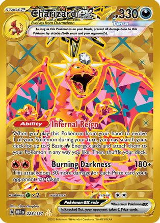 Charizard ex - 228/197 Holofoil [SV: Obsidian Flames] Pokemon Single Pokémon