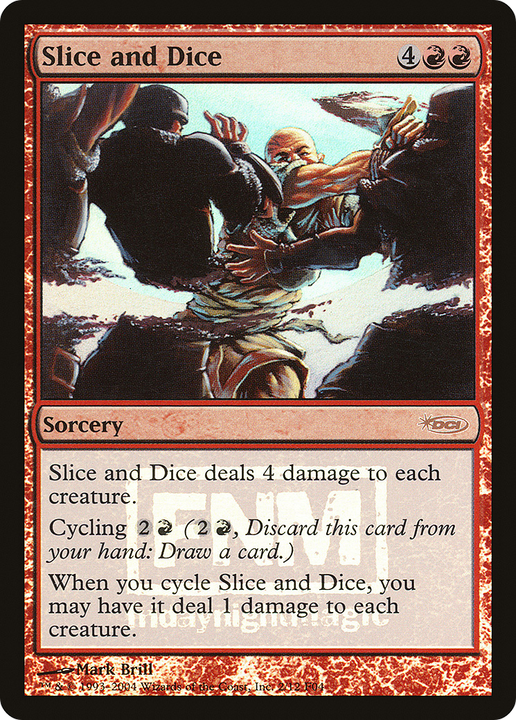 Slice and Dice (FNM-) [Misc] Friday Night Magic 2004 Foil MTG Single Wizards of the Coast