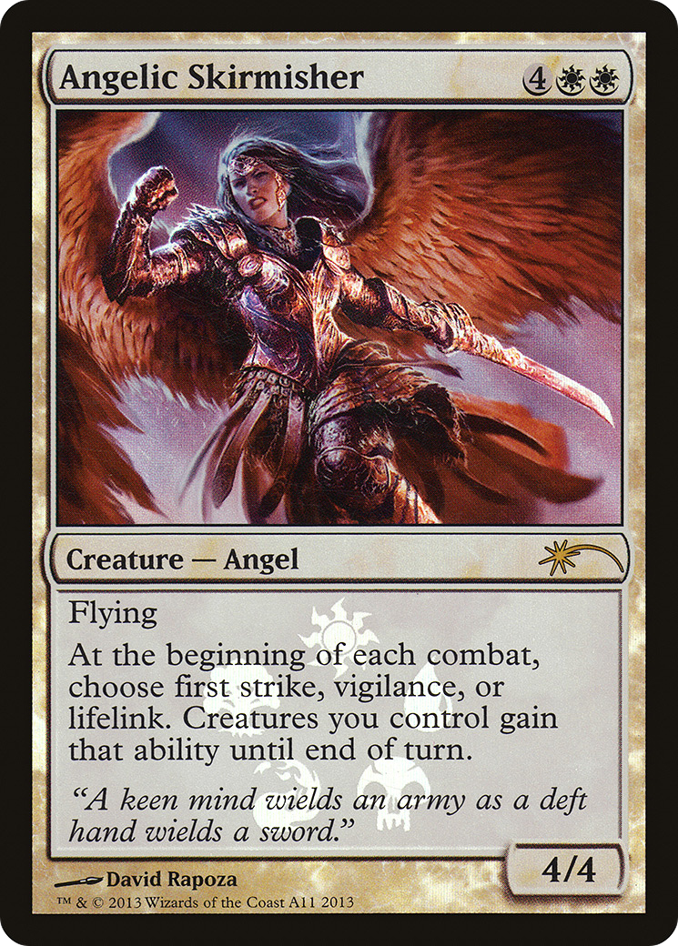 Angelic Skirmisher (MEDIA-A11) [Gatecrash Promos] Foil MTG Single Wizards of the Coast