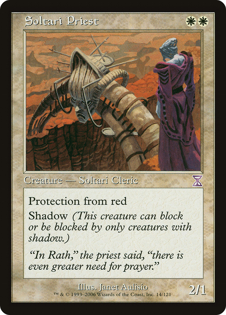 Soltari Priest (TSB-014) [Time Spiral Timeshifted] MTG Single Wizards of the Coast