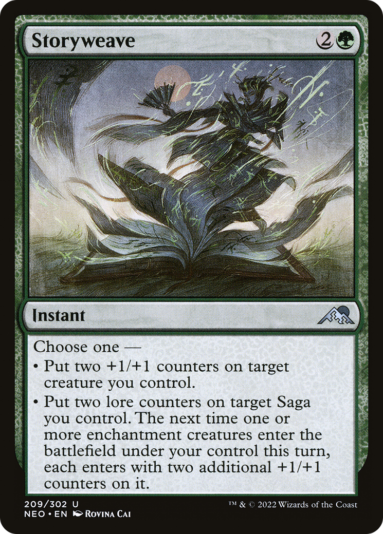 Storyweave (NEO-209) [Kamigawa: Neon Dynasty] MTG Single Wizards of the Coast