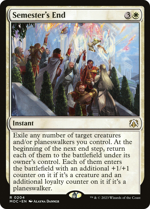 Semester's End (MOC-204) [March of the Machine Commander] MTG Single Wizards of the Coast
