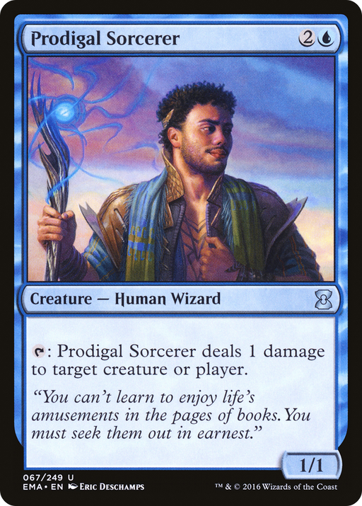 Prodigal Sorcerer (EMA-067) [Eternal Masters] Foil MTG Single Wizards of the Coast