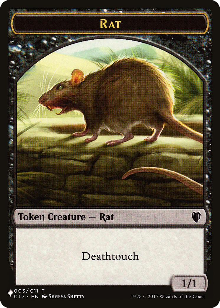 Rat (PLST-TC17-3) [Mystery Booster] The List MTG Single Wizards of the Coast
