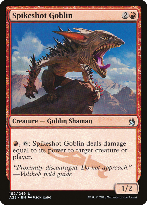 Spikeshot Goblin (A25-152) [Masters 25] Foil MTG Single Wizards of the Coast