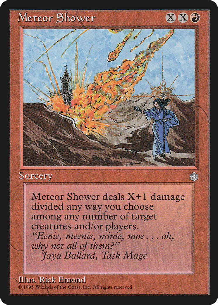 Meteor Shower (ICE-202) [Ice Age] MTG Single Wizards of the Coast