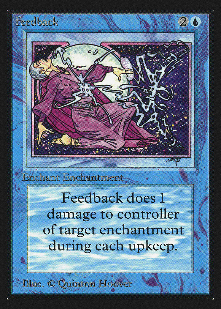 Feedback (CED-058) [Collectors' Edition] MTG Single Wizards of the Coast