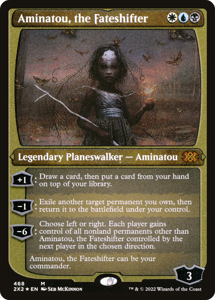 Aminatou, the Fateshifter (Foil Etched) (2X2-468) [Double Masters 2022] Foil MTG Single Wizards of the Coast