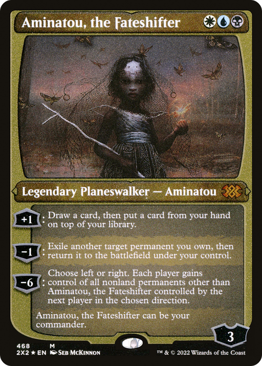 Aminatou, the Fateshifter (Foil Etched) (2X2-468) [Double Masters 2022] Foil MTG Single Wizards of the Coast