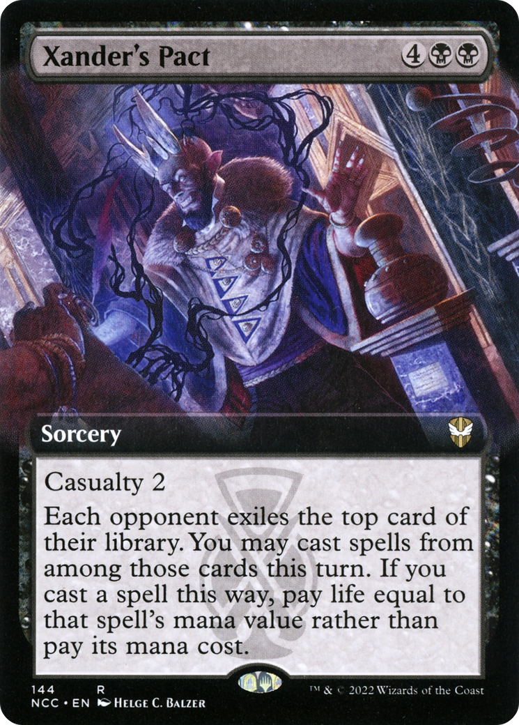 Xander's Pact (NCC-144) [New Capenna Commander] (Extended Art) MTG Single Wizards of the Coast