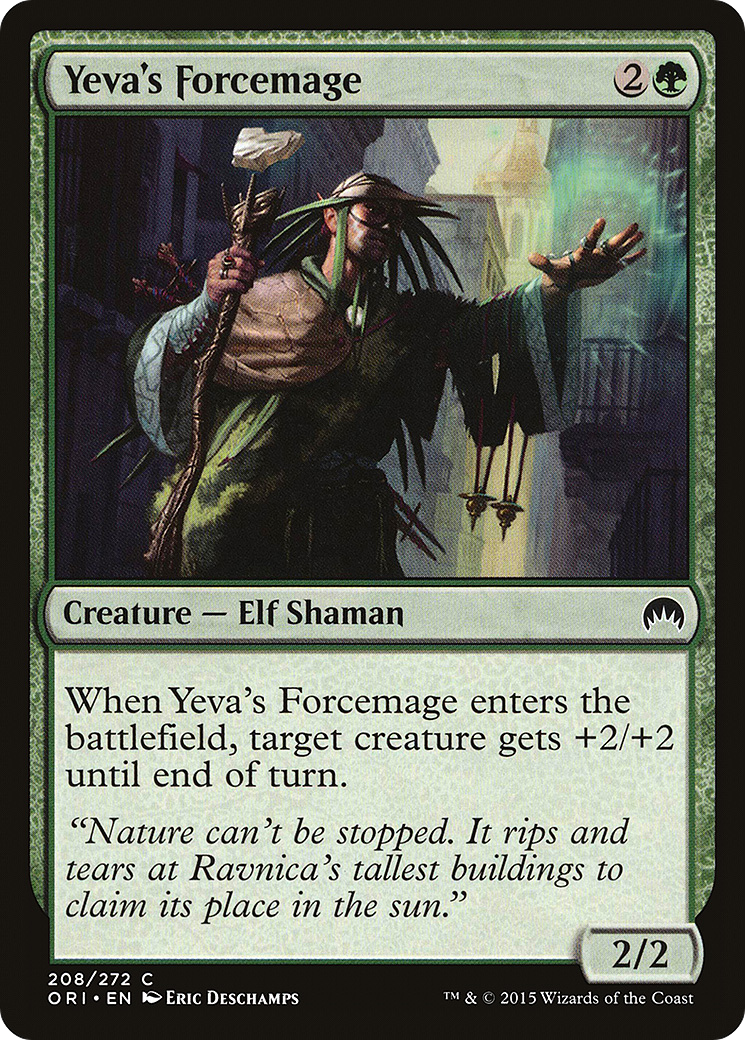 Yeva's Forcemage (ORI-208) [Magic Origins] MTG Single Wizards of the Coast