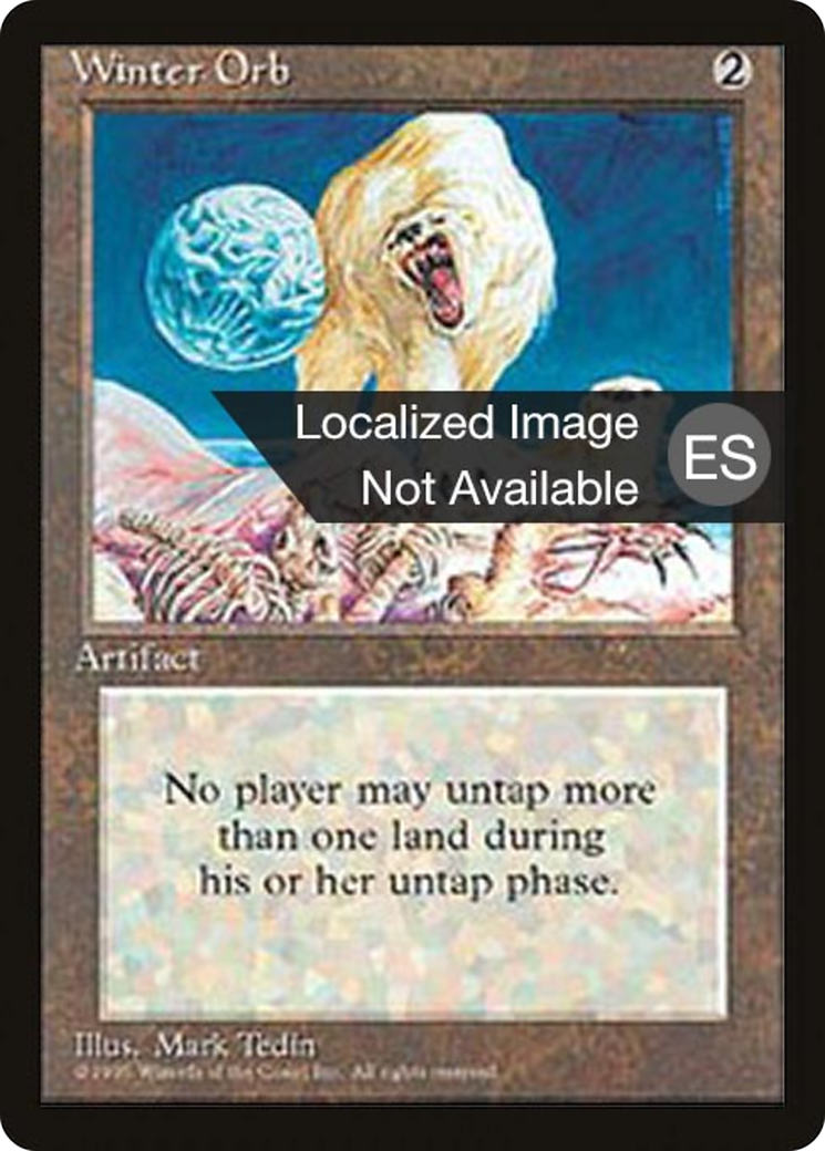 Winter Orb (4BB-358) [Fourth Edition Foreign Black Border] MTG Single Wizards of the Coast