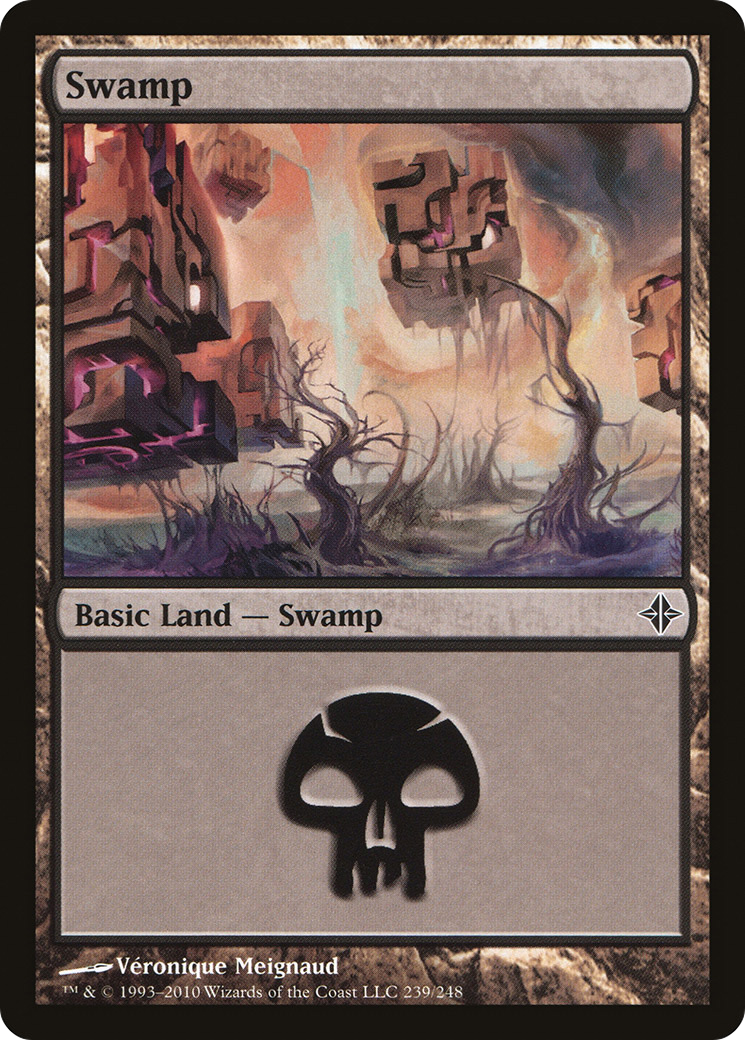 Swamp (ROE-239) [Rise of the Eldrazi] Foil MTG Single Wizards of the Coast