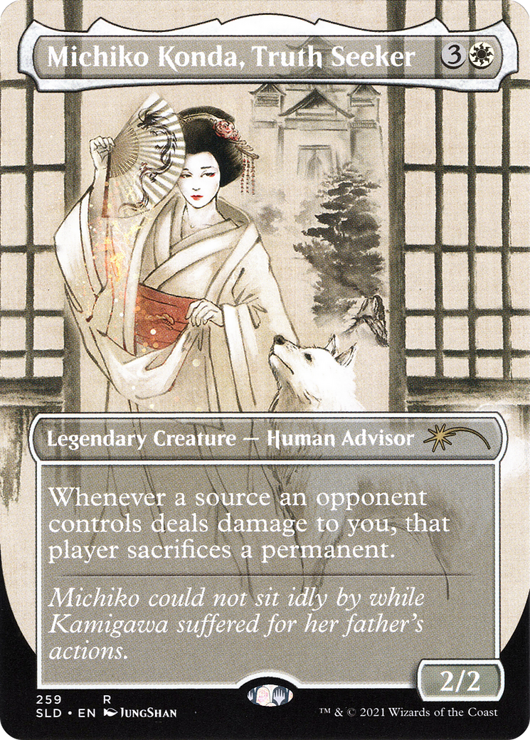Michiko Konda, Truth Seeker (SLD-259) [Secret Lair] Drop (Borderless) MTG Single Wizards of the Coast