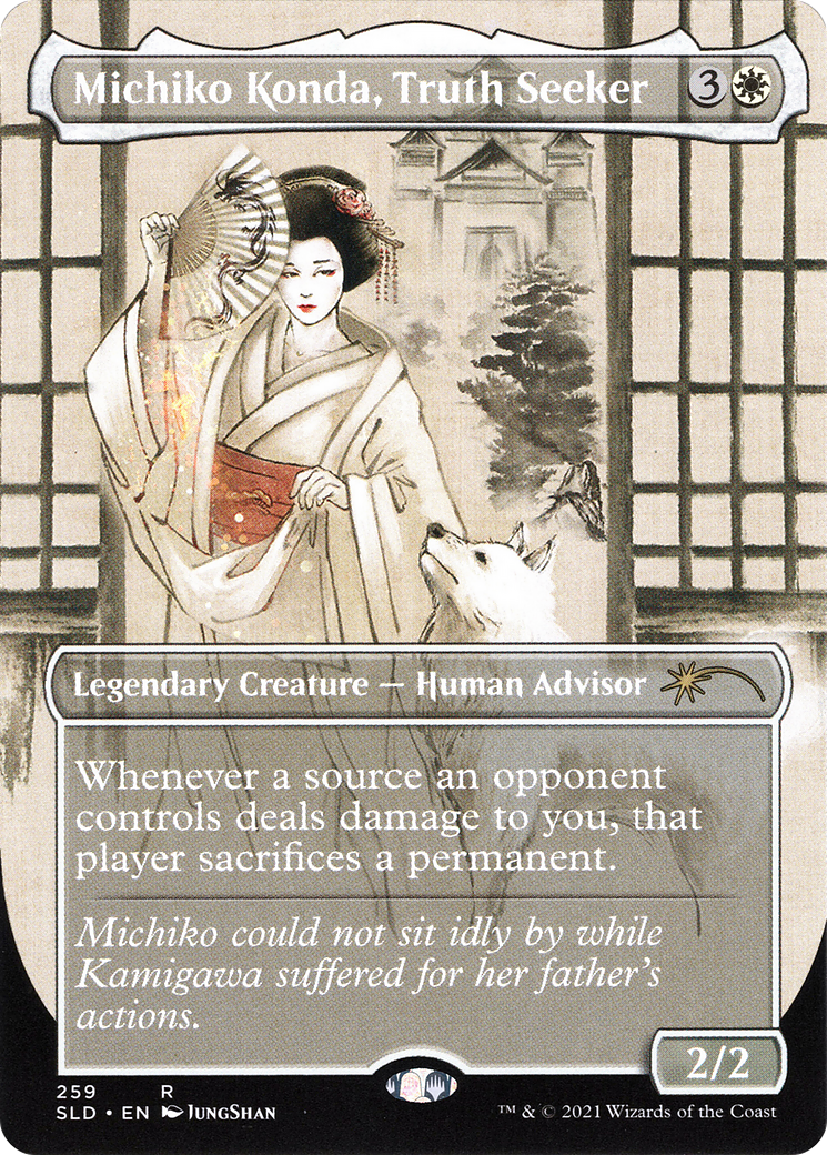 Michiko Konda, Truth Seeker (SLD-259) [Secret Lair] Drop (Borderless) MTG Single Wizards of the Coast