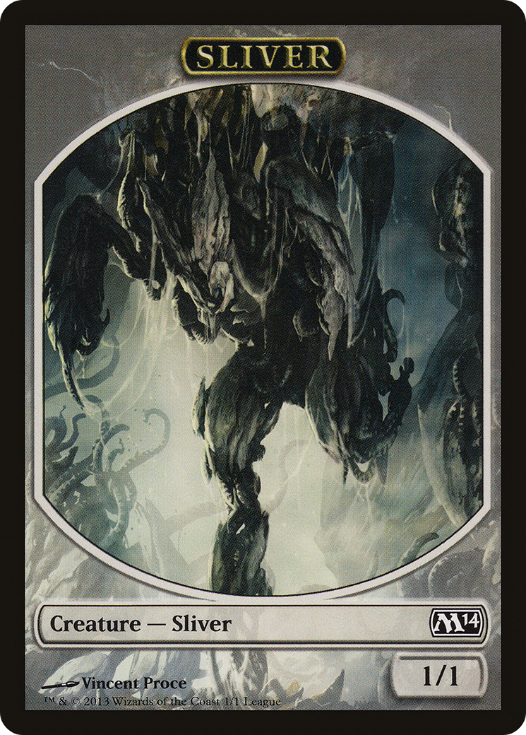 Sliver Token (LEP-001) [Tokens] League Tokens 2013 MTG Single Wizards of the Coast