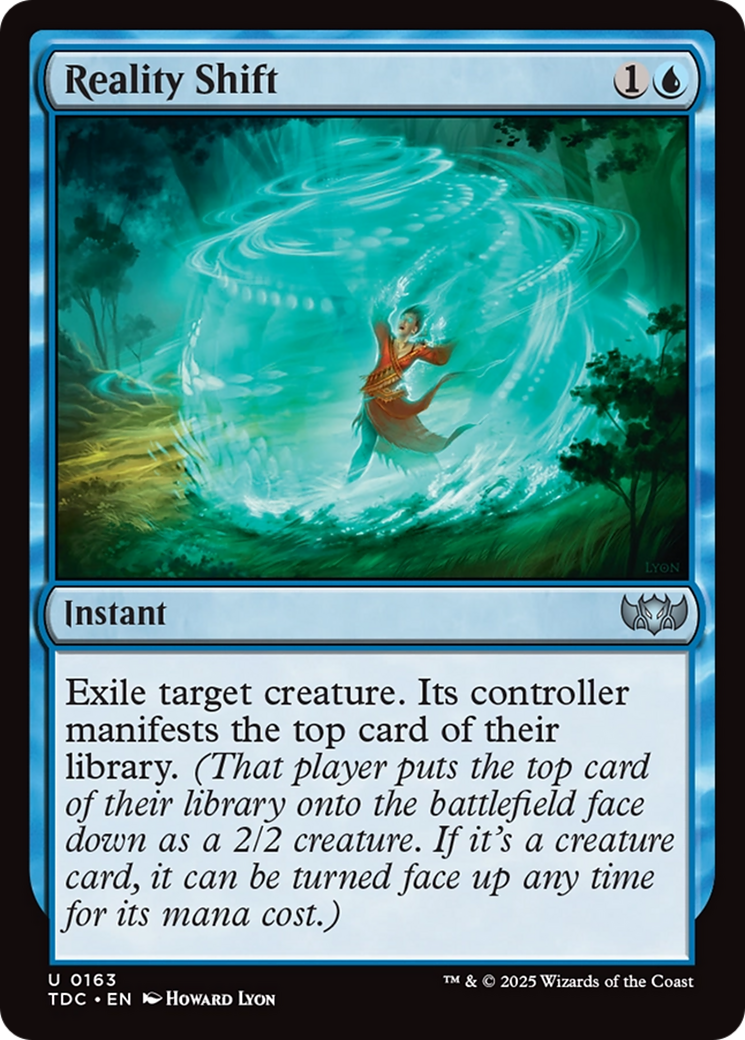 Reality Shift (TDC-163) [Commander: Tarkir: Dragonstorm] MTG Single Wizards of the Coast