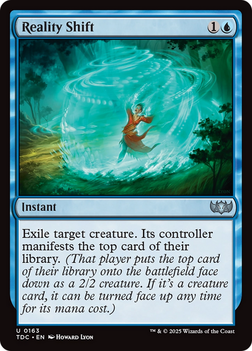 Reality Shift (TDC-163) [Commander: Tarkir: Dragonstorm] MTG Single Wizards of the Coast