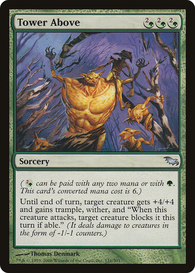 Tower Above (SHM-131) [Shadowmoor] Foil MTG Single Wizards of the Coast
