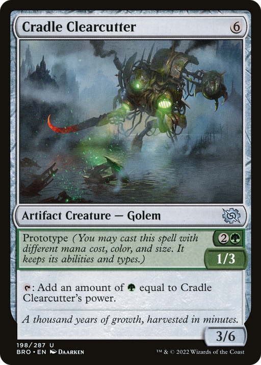 Cradle Clearcutter (BRO-198) [The Brothers' War] Foil MTG Single Wizards of the Coast