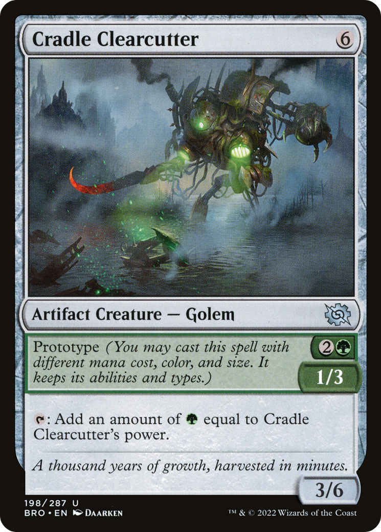 Cradle Clearcutter (BRO-198) [The Brothers' War] MTG Single Wizards of the Coast