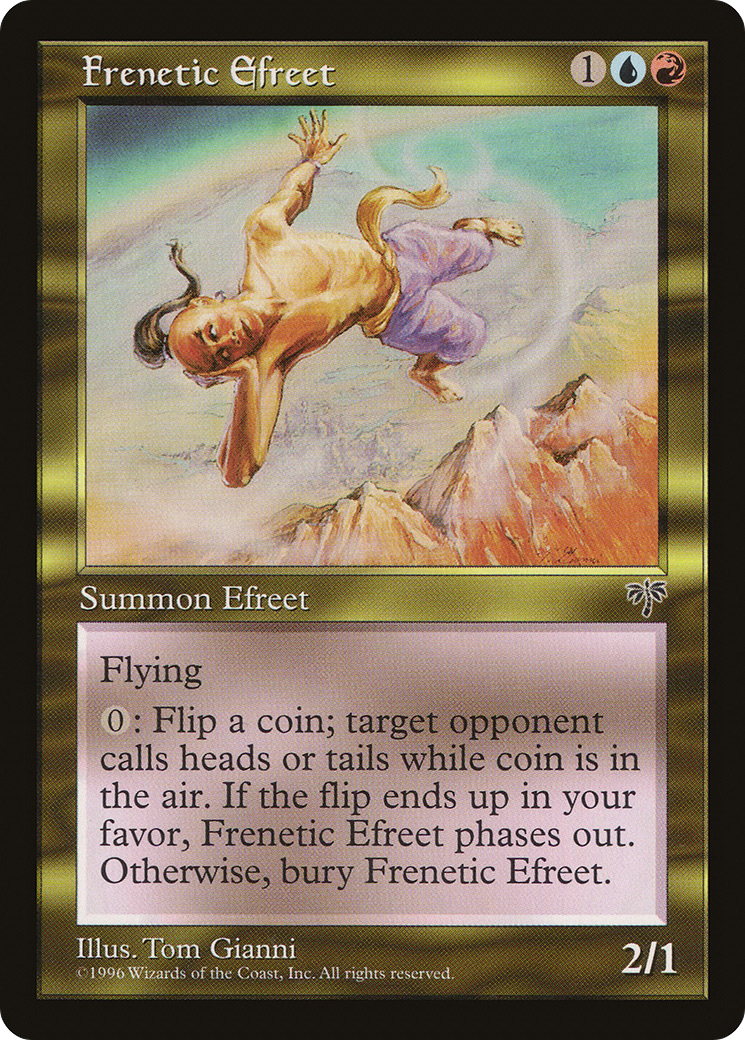 Frenetic Efreet [Mirage] MTG Single Magic: The Gathering