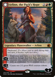 Arlinn, the Pack's Hope (MID-211) [Innistrad: Midnight Hunt] Foil MTG Single Wizards of the Coast