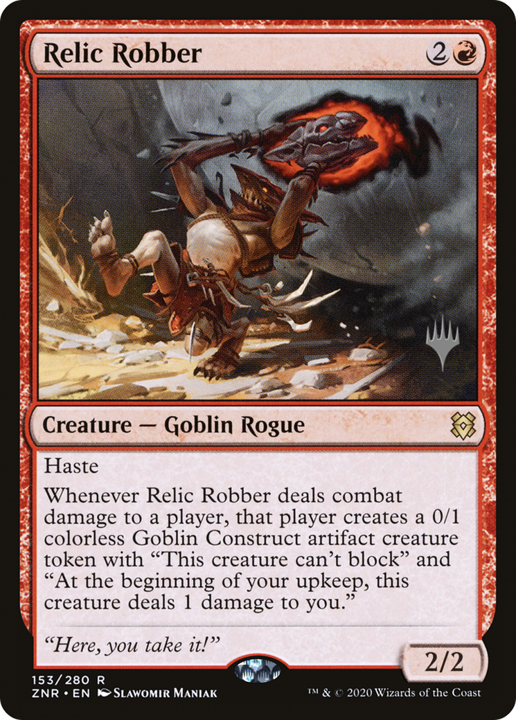 Relic Robber (PPZNR-153P) [Zendikar Rising Promos] Foil MTG Single Wizards of the Coast