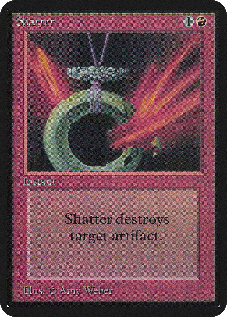 Shatter (LEA-173) [Oldschool] Limited Edition Alpha MTG Single Wizards of the Coast