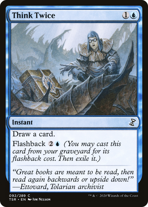 Think Twice (TSR-092) [Time Spiral Remastered] Foil MTG Single Wizards of the Coast