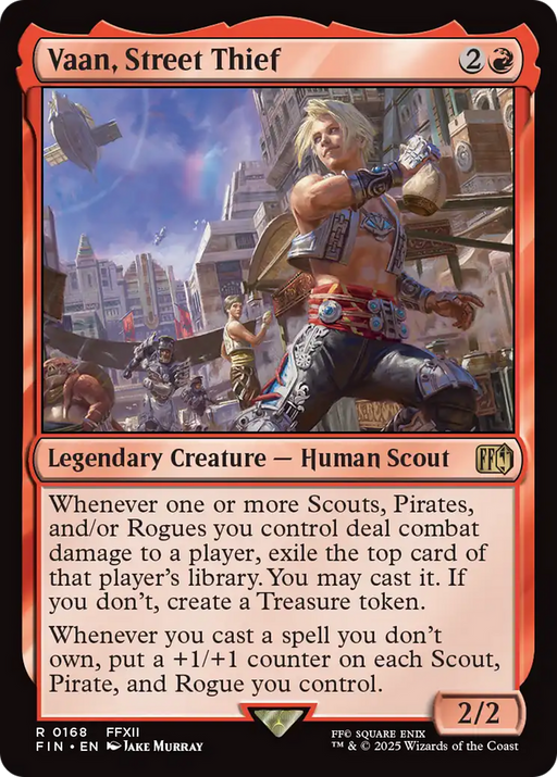 Vaan, Street Thief (FIN-168) [FINAL FANTASY] Foil MTG Single Wizards of the Coast