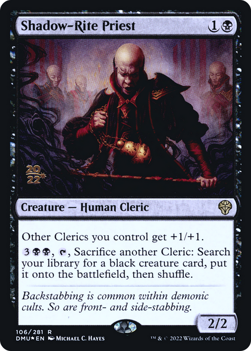 Shadow-Rite Priest (PRE-106) [Dominaria United Promos] Foil MTG Single Wizards of the Coast