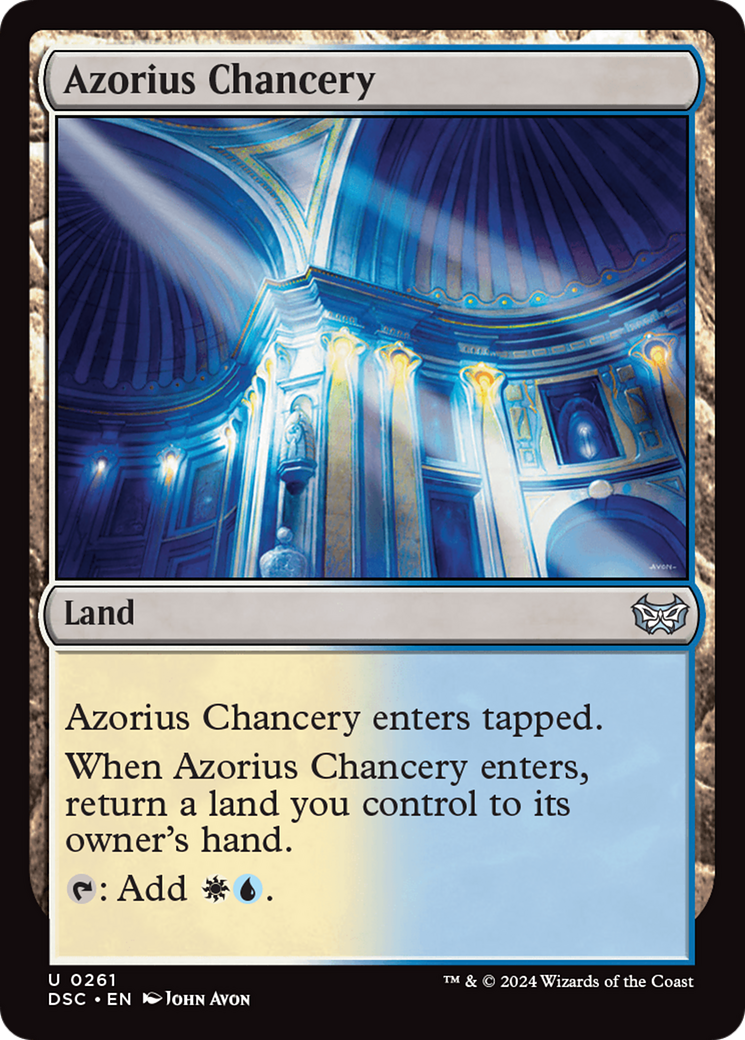Azorius Chancery (DSC-261) [Duskmourn: House of Horror Commander] MTG Single Wizards of the Coast