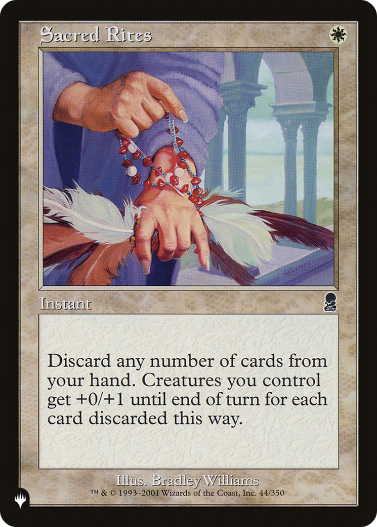 Sacred Rites (LIST-ODY-44) [Mystery Booster] The List MTG Single Wizards of the Coast