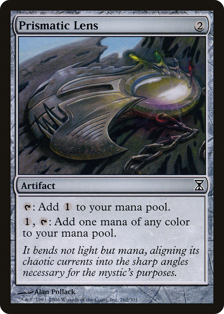 Prismatic Lens (TSP-262) [Time Spiral] Foil MTG Single Wizards of the Coast